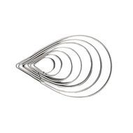 7Pcs Kitchen Baking Mold Fondant Party Wedding Decor Rose Petal Cookie Cake Cutters Biscuit Pastry Mould N6