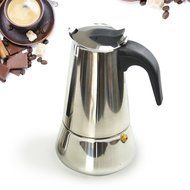 2-Cup Stove Top Espresso Pot Coffee Maker Percolator, Stainless Steel N9