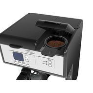 BELLA Single Serve K-CUP Brewer and 12 Cup Coffee Maker, Stainless and Black N3