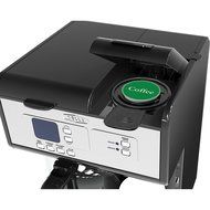 BELLA Single Serve K-CUP Brewer and 12 Cup Coffee Maker, Stainless and Black N4