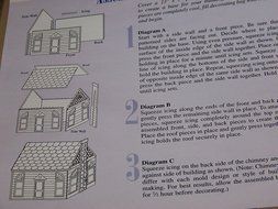 Pampered Chef Stoneware Gingerbread School Post Office Mold N3