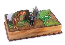 Bakery Crafts - The Hobbit Cake Topper Kit,3 characters &amp; 1 background scene