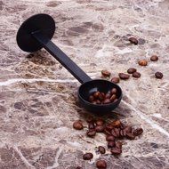 uhoMEY 2 IN 1 Coffee Scoop 10g Plastic Measuring Spoon Tamper Length 150mm N4