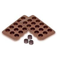 Sorbus&reg; Round Silicone Mold for Chocolate Jelly and Candy - 15-piece Per Mold (Set of 2) N2