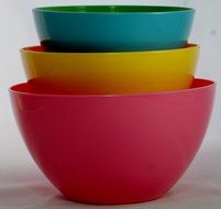 9-Piece Baking Set With Melamine Mixing Prep Bowls, Measuring Cups and Spatulas N2