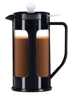 Dltsli French Coffee Press - 12 oz/350ML, Espresso and Tea Maker, Stainless Steel Plunger and Heat Resistant Glass... N4
