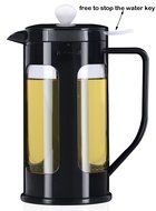 Dltsli French Coffee Press - 12 oz/350ML, Espresso and Tea Maker, Stainless Steel Plunger and Heat Resistant Glass... N5