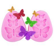 ETHAHE Butterfly Cake Decorating Molding Fondant Tools 2Pcs N3