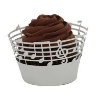 Oksale 25Pcs Christmas Lace Laser Cut Hollow Baking Cup Muffin Holder Cake Paper Case Wraps Cupcake Wrapper for... N5