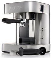 KRUPS XP6010 Pump Espresso Machine with Thermo Block System and Stainless Steel Housing, Silver N2