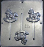 Rocking Horse Lollipop Chocolate Candy Mold Baby Shower 650
