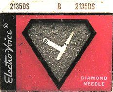 ELECTROVOICE 2135DS PHONOGRAPH NEEDLE ASTATIC N89, N93-SD ASTATIC N99, 174-DS73