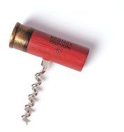 Carson Home Accents Shotgun Shell Corkscrew, Red