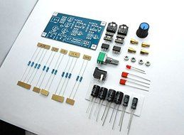 Winson-eseller 1pcs New 47 classic headphone amp amplifier DIY kit with case N2