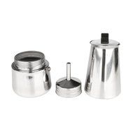 Stovetop Espresso Moka Pot, Stainless Steel Coffee Maker, 4 Cup N19