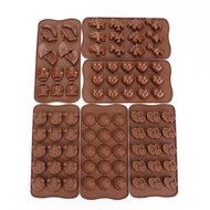 Tosnail 6pc Candy Molds, Chocolate Molds, Silicone Molds, Soap Molds, Silicone Baking Molds - 6pc Value Set N3
