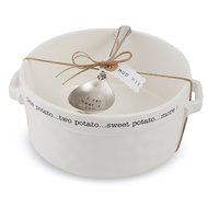 Mud Pie Souffle Set, White