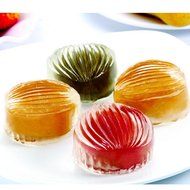 Benran Traditional Mid-autumn Festival DIY Decoration Hand Press Moon Cake Cutter Mold Set (Circular Flower Stamp... N10