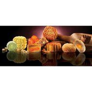 Benran Traditional Mid-autumn Festival DIY Decoration Hand Press Moon Cake Cutter Mold Set (Circular Flower Stamp... N11