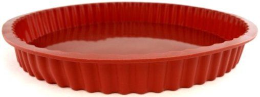 World Cuisine Non-Stick Silicone Mold, Quiche/Tart, Fluted N4