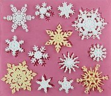 Baking Mould Lace Snowflakes 13 Cavity Silicone Mold for Fondant Gum Paste Chocolate Candy Cupcake Ice Cube Tray...
