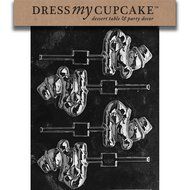 Dress My Cupcake DMCC197 Chocolate Candy Mold, Bow Package, Christmas N89