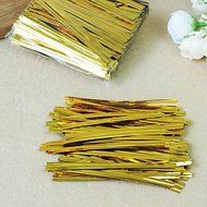 Y&amp;XL&amp;H 8cm Long 800pcs/lot Metallic Twist Ties for Cello Bags Candy Bags Bread Bags Twist Ties Packaging Rope N2