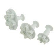 eFuture(TM) Sugarcraft Cake Decorating Fondant Embossing Tool Spring Heart-shaped Mold Heart Plunger Cutter-1...