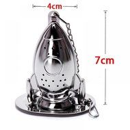 OKDEALS Rocket Tea Infuser Diffuser Loose Leaf Strainer Stainless Steel Spice Filter N4