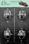 Cybrtrayd M205 3D Crowns Chocolate Candy Mold with Exclusive Cybrtrayd Copyrighted Chocolate Molding Instructions