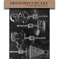 Dress My Cupcake DMCC197 Chocolate Candy Mold, Bow Package, Christmas N101