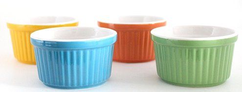 Uno Casa Ramekins - Make Your Home Pop with Color - Set of 4, 5 oz. N5