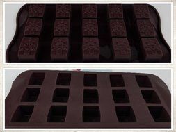 Decorated Evergreen Christmas Tree Non-stick Hot Cold - Freezing Baking Soft Silicone Ice Mold Tray for Chocolate... N7