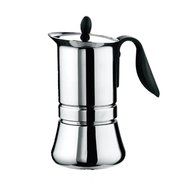 GAT Cafe Caffe Basic 2 Cup Stainless Steel Stove Top Espresso Coffee Maker