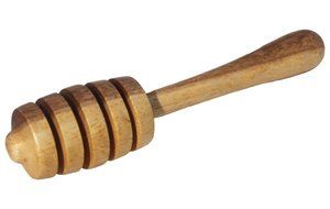 RaanPahMuang Fair Trade Rubber Wood Crafted Honey Spoon Serving Dipper 4.5 inches