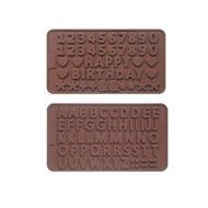 Ebake Alphabet Number and Symbol Silicone Mold for Chocolate, Jelly, Candy, Ice Cubes and Fondant Cake Decoration... N4