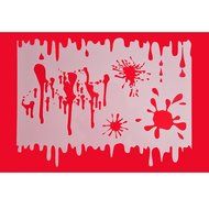 FOUR-C Plastic Cake Stencil Cake Decorating Supplies Color White