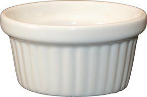 ITI-RAMF-2-AW Fluted Ramekin, 2-Ounce, 36-Piece, American White