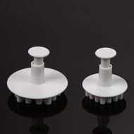 Whitelotous Christmas Theme Cookie Cutters - Plastic Fondant Cake Sugarcraft Cutter Decorating Baking Mold Plunger... N40