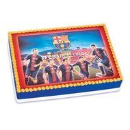 Barcelona Soccer Edible Image