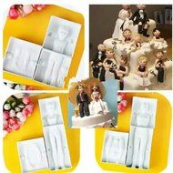 6pcs Fondant Cake Mold Sugarcraft Decoration 3D Woman Body Figure Parts N6