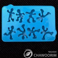 Dancing People Silicone Molds Chocolate Candy Ice Cube Tray Baking Mold N2