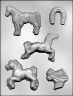 CK Products Horse Assortment Chocolate Mold