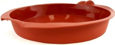 World Cuisine Non-Stick Silicone Mold, Quiche/Tart, Plain N6