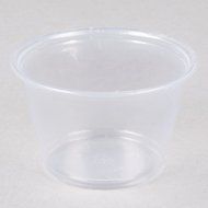 Conex Complement Portion Cup - 4 Ounce, Clear, Polypropylene, Use Lid 400Pcl, 125 Per Bag -- 2500 Per Case.