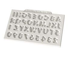 Mini Domed Alphabet Katy Sue Designs Silicone Mould for Cake Decorating Cupcakes Sugarcraft and Candies
