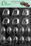 Cybrtrayd S039 Bite Size Footballs and Helmets Chocolate Candy Mold with Exclusive Cybrtrayd Copyrighted Chocolate...