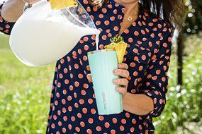 Corkcicle Tumbler Insulated Stainless Steel Bottle/Thermos, 24 oz, Turquoise N10