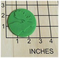 Moose Head Fondant Cookie Cutter and Stamp #1326