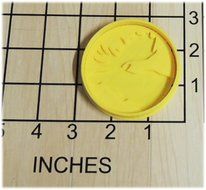 Moose Head Fondant Cookie Cutter and Stamp #1326 N2